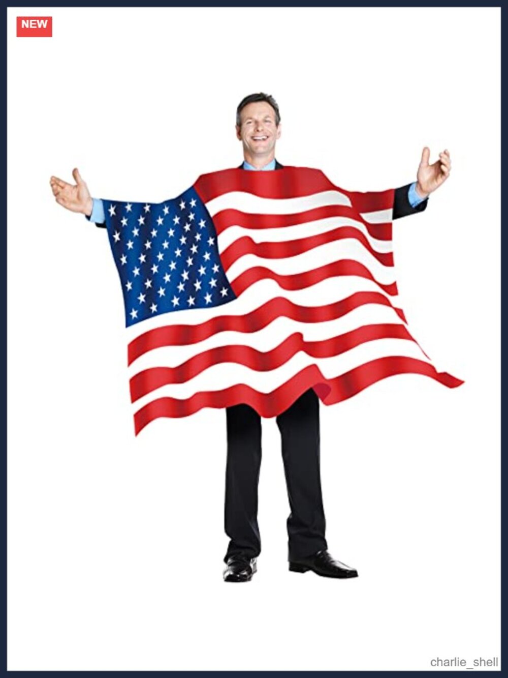 USA American Flag Cape Cloak Costume Patriotic Cape for Parades